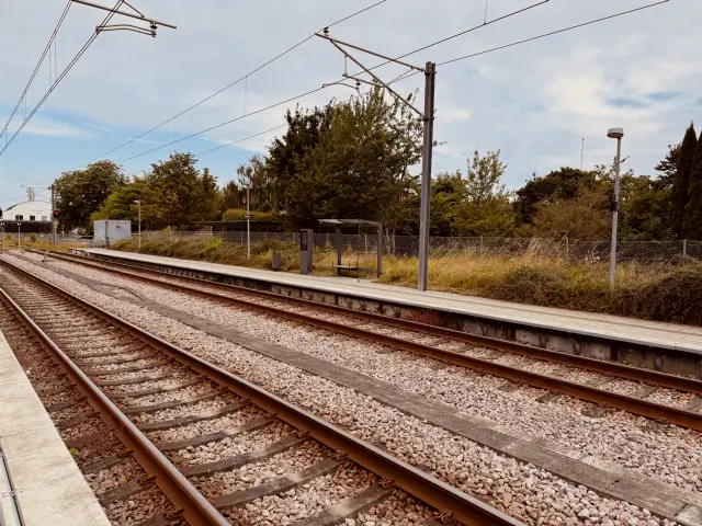 Billede af Mårslet Letbanestation.