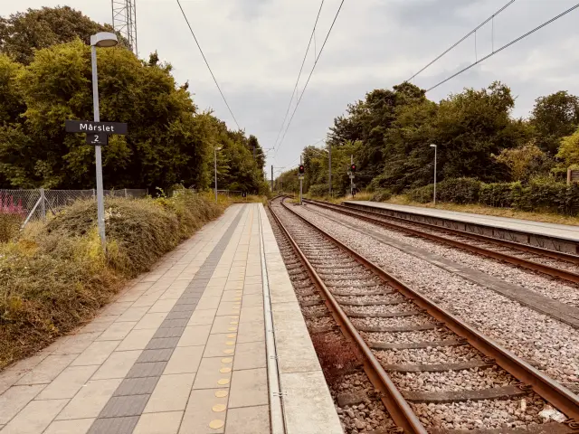 Billede af Mårslet Letbanestation.