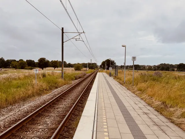 Billede af Vilhelmsborg Letbanestation.
