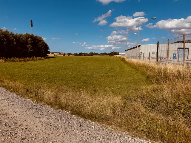 Billede af Dronningborg Allé Trinbræt - Trinbræt er nedrevet, men Dronningborg Allé Trinbræt har ligget her.