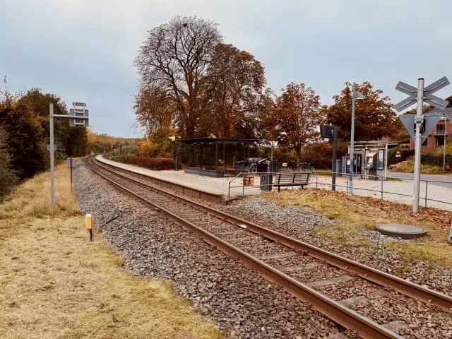Billede af Alken Station.