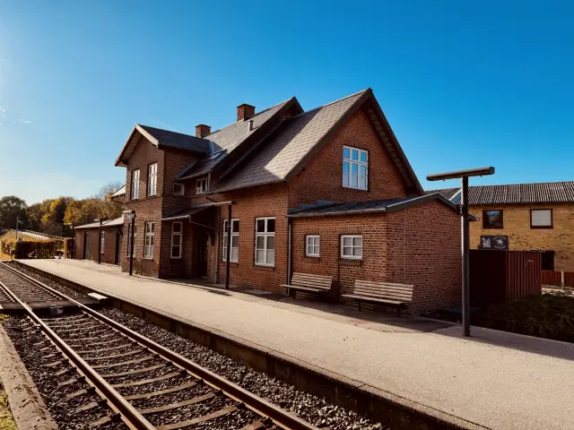 Billede af Hammerum Station.