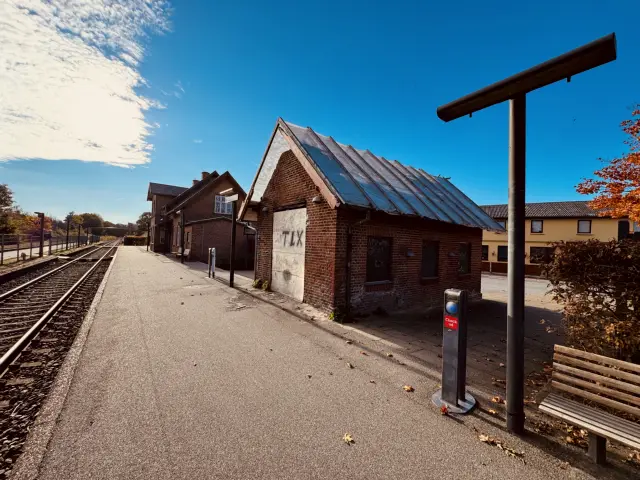 Billede af Hammerum Stations retirade.