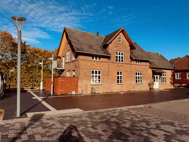 Billede af Ikast Station.