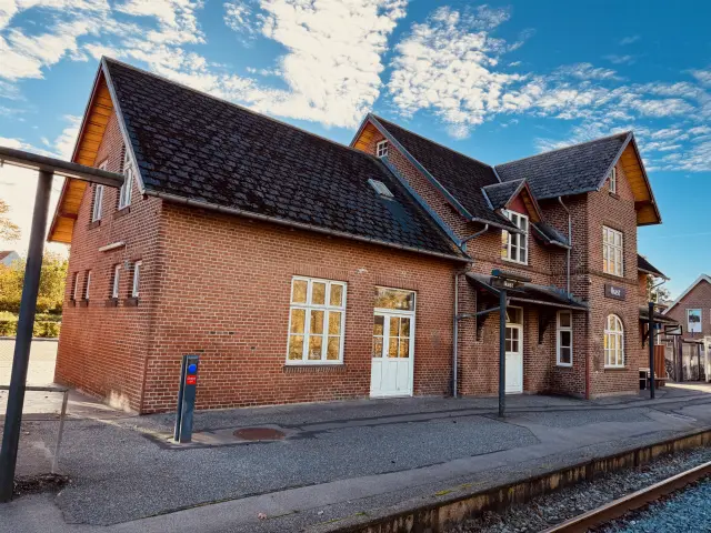 Billede af Ikast Station.