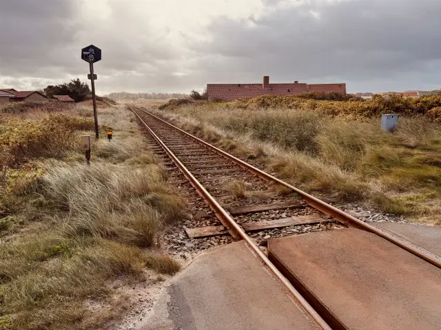 Billede af Vejlby Nord Trinbræt - Trinbræt er nedrevet, men Vejlby Nord Trinbræt har ligget her.