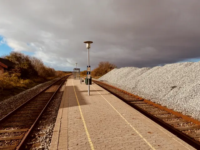 Billede af Strande Station.