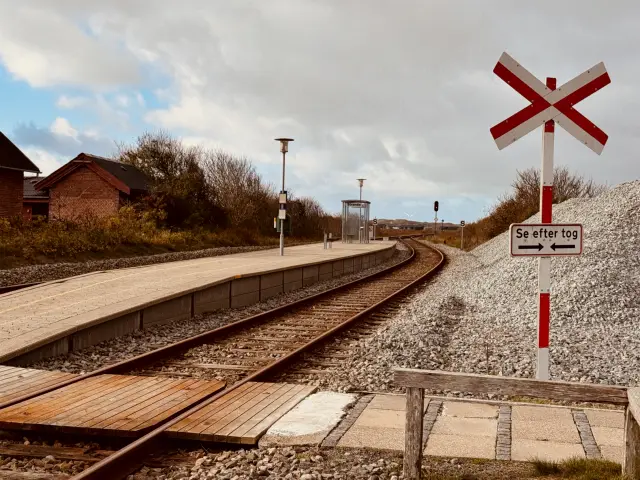 Billede af Strande Station.
