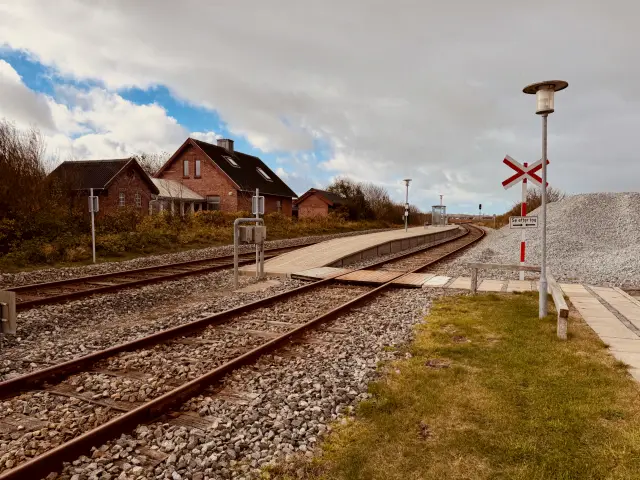 Billede af Strande Station.