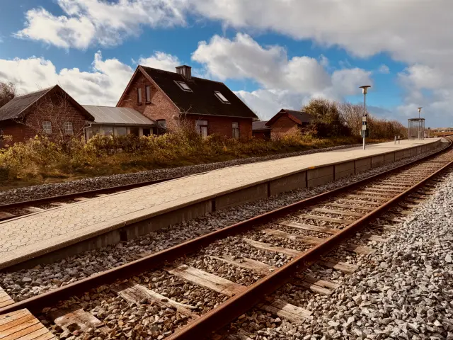 Billede af Strande Station.