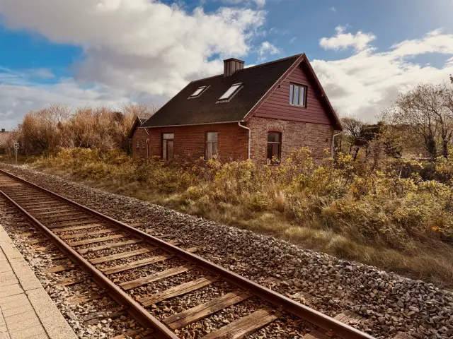 Billede af Strande Station.