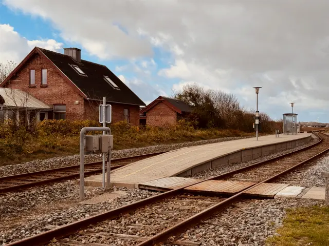 Billede af Strande Station.