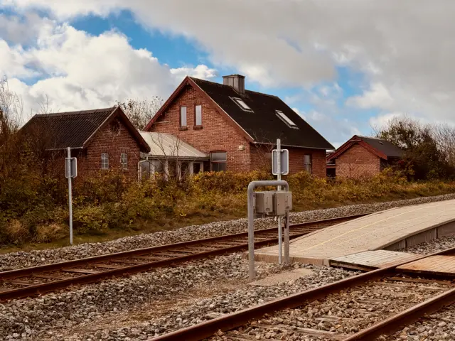 Billede af Strande Station.