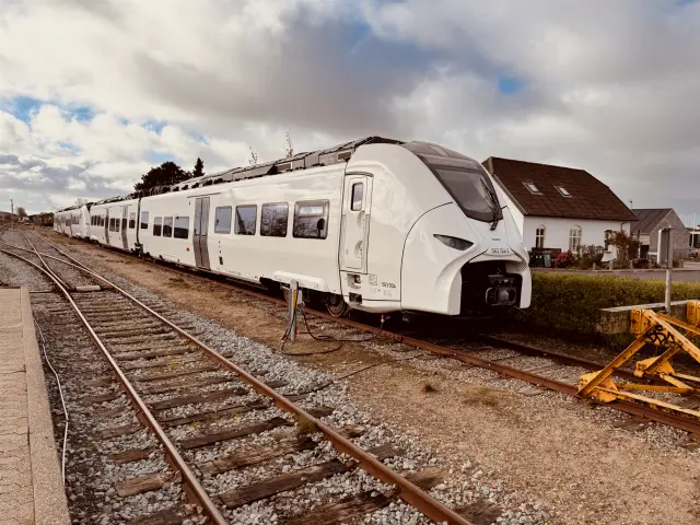 Billede af MJB 40 fotograferet ud for Lemvig Station.