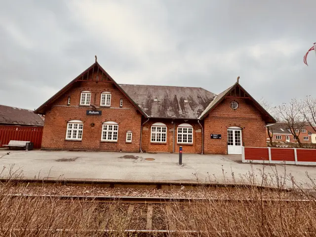 Billede af Aulum Station.