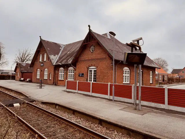 Billede af Aulum Station.