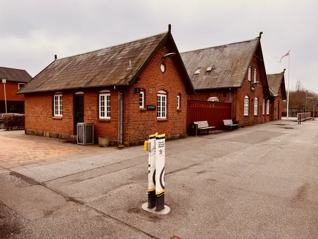 Billede af Aulum Station.
