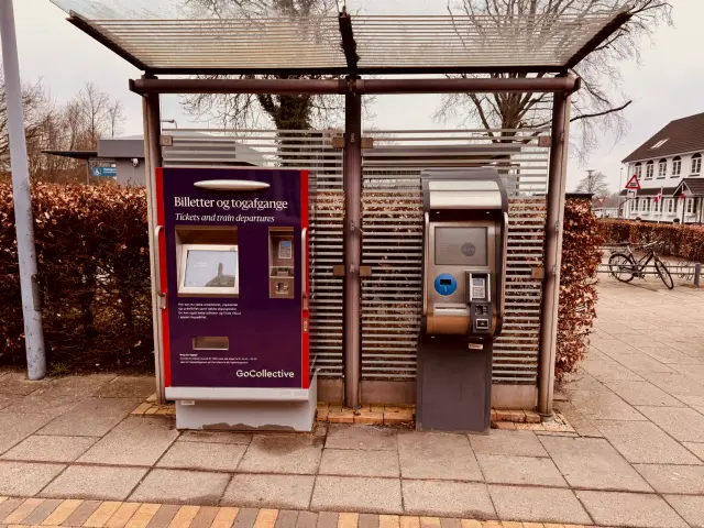 Billede af Aulum Station.