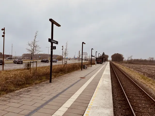 Billede af Gødstrup Station.