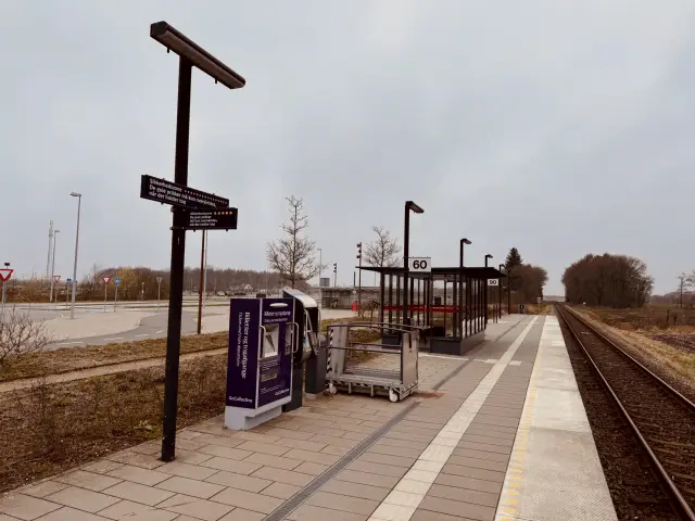 Billede af Gødstrup Station.