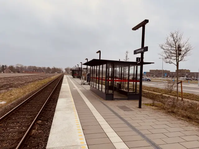 Billede af Gødstrup Station.