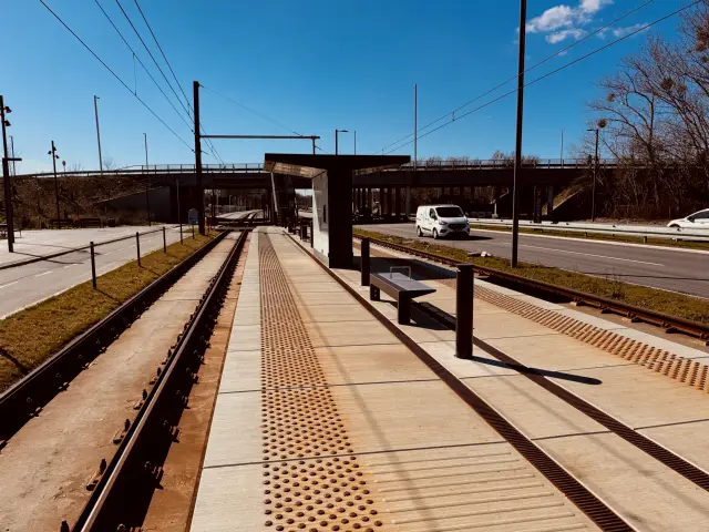 Billede af Rødovre Nord Letbanestation.