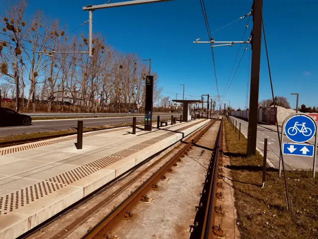 Billede af Rødovre Nord Letbanestation.