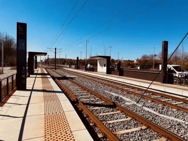 Billede af Glostrup Ejby Letbanestation.
