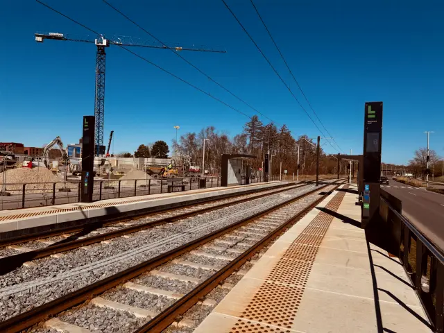 Billede af Glostrup Nord - Hersted Letbanestation.