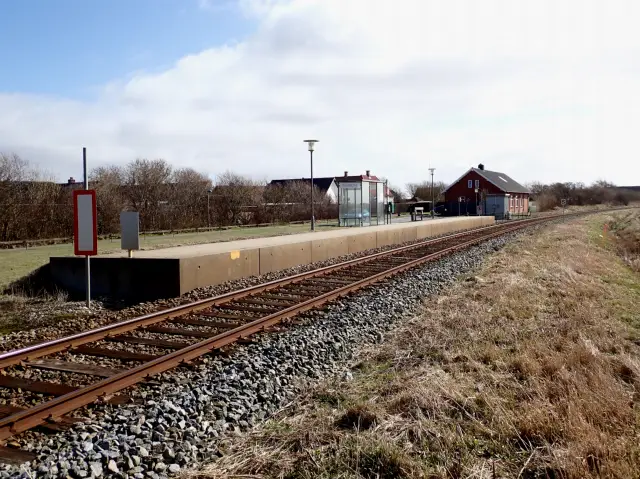 Billede af Klinkby Station.
