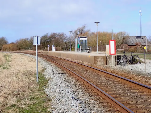 Billede af Klinkby Station.