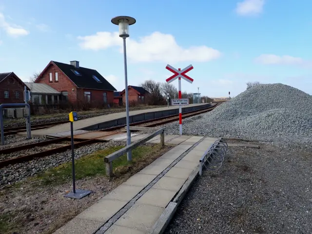 Billede af Strande Station.