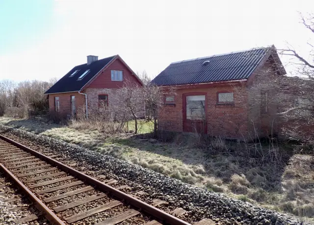 Billede af Strande Station.