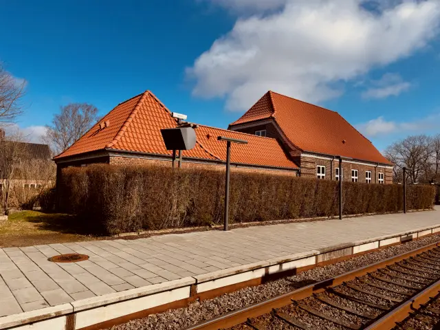 Billede af Engesvang Station.