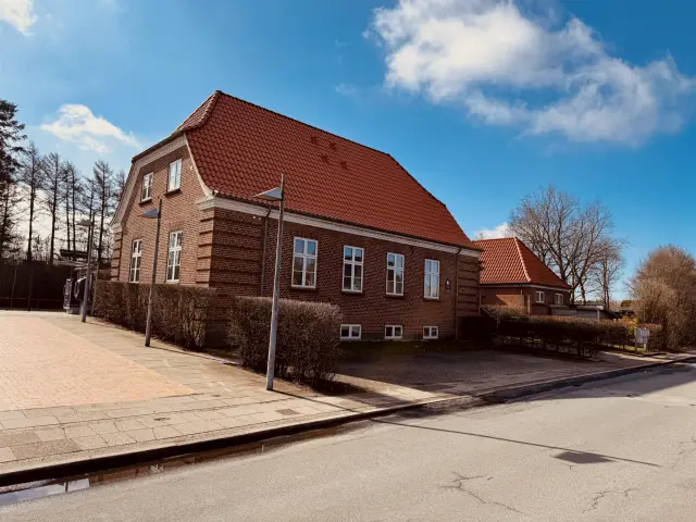 Billede af Engesvang Station.