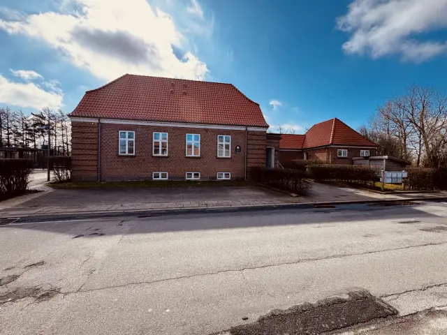 Billede af Engesvang Station.