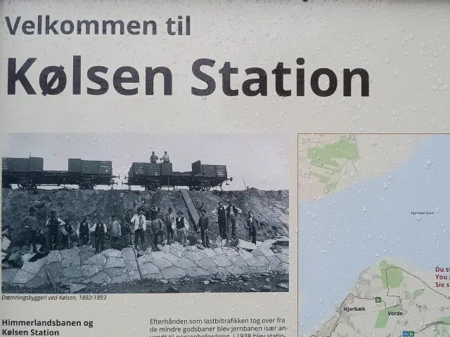 Billede fra det nedlagte Kølsen Billetsalgssted.