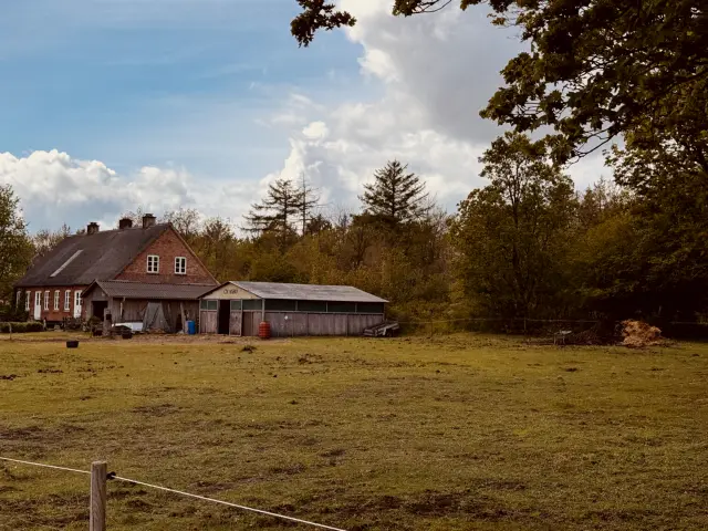 Billede af Hvidemose Billetsalgssted med Sidespor i midten af billedet.
