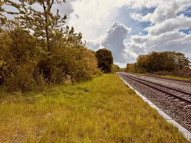 Billede af Rønbjerg Station - Station er nedrevet, men Rønbjerg Station har ligget her.