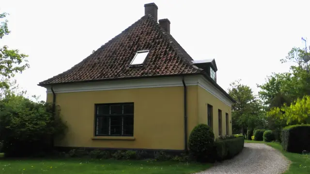 Billede af Flintinge Station set fra nord.