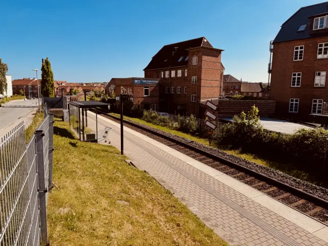 Billede af Vejle Sygehus Station.