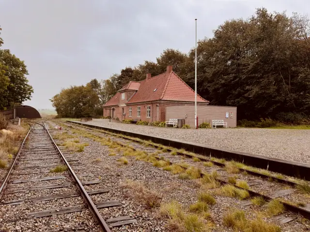 Billede af Handest Station.