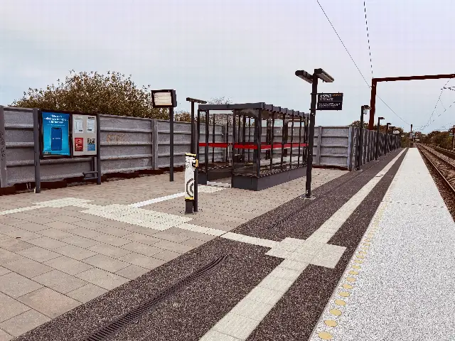 Billede af Jerne Station.