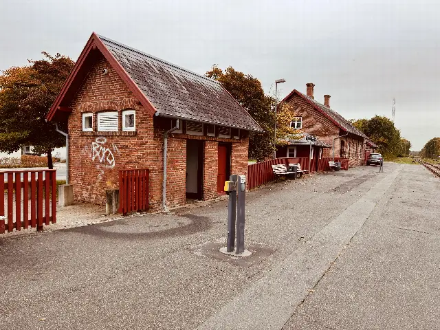 Billede af Guldager Station.