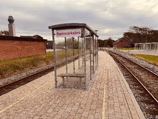 Billede af Bækmarksbro Station.