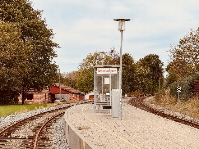 Billede af Bækmarksbro Station.
