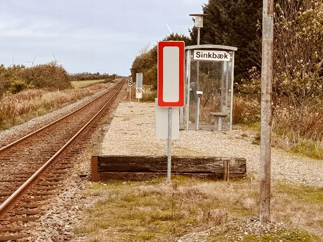 Billede af Sinkbæk Station.